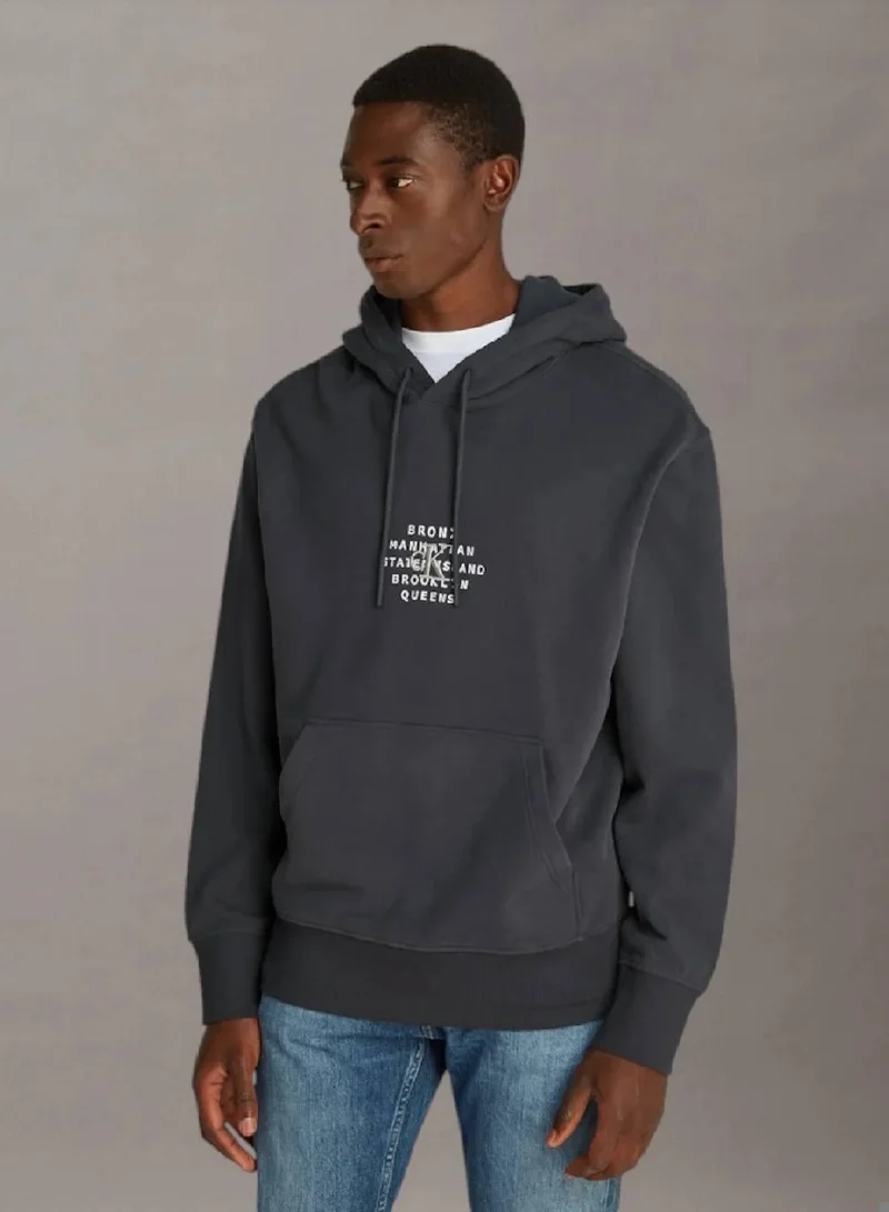 Calvin Klein Jeans Relaxed New York Logo Hoodie