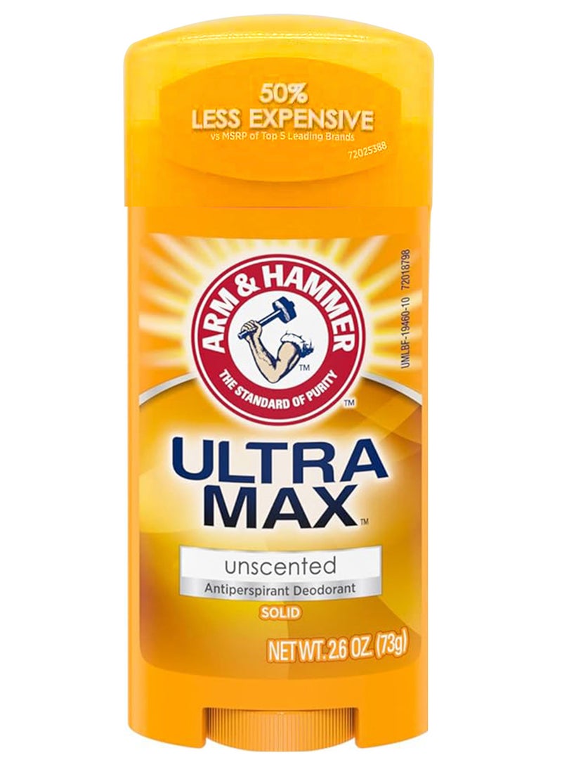 Arm & Hammer Arm And Hammer Ultra Max Unscented 73gm - Image 1