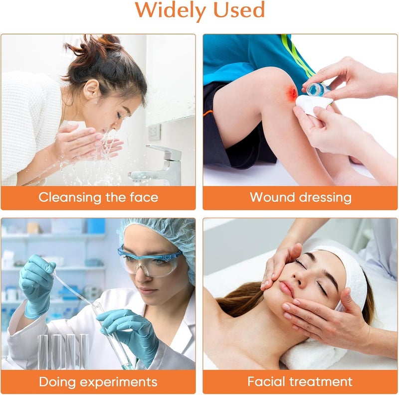 HEALLILY 400pcs Medical Gauze Pad Non Woven NonSterile Disposable Gauze Sponge for Spa Facial Wound Care First Aid Medical Supplies - Image 2