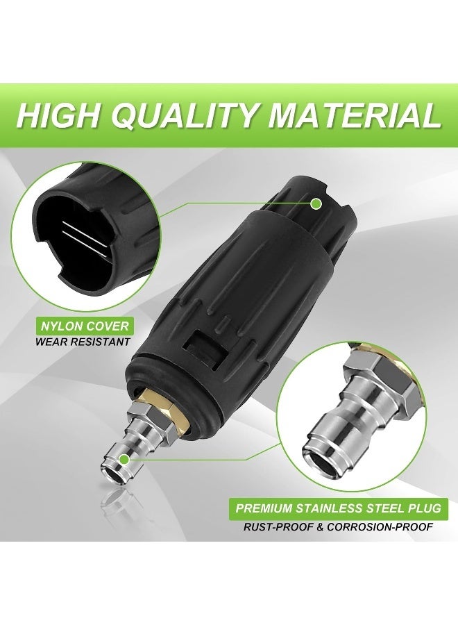JOEJET Pressure Washer Tips, Adjustable Pressure Washer Nozzle With 5 Spray Nozzle Tips, 1/4 Inch Quick Connect, 3000 Psi  - Image 3