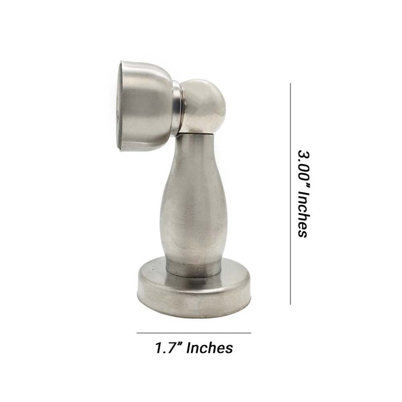 Volo Volo Magnetic Stainless Steel Door Stopper with Screws_Model no887_Pack of 1  - Image 2