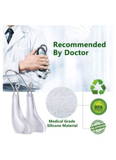 BLOOMING TIME Nose Shaper Clip White/Silver  - Image 3