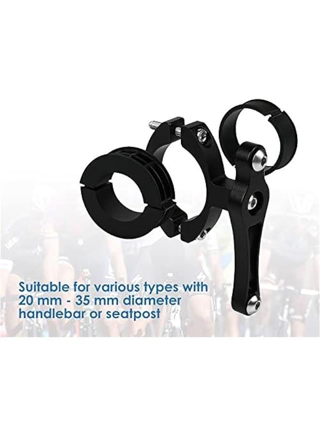 Generic Bike Water Bottle Holder Adapter Bicycle Water Bottle Cage Handlebar Mount Clamp - Image 3