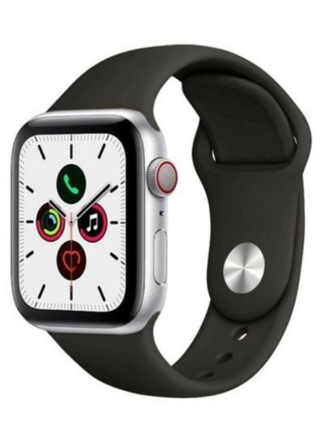 Replacement Watchband For Apple Watch Series 7 45mm / 6 / SE / 5 / 4 44mm / 3 / 2 / 1 42mm Black - Image 1