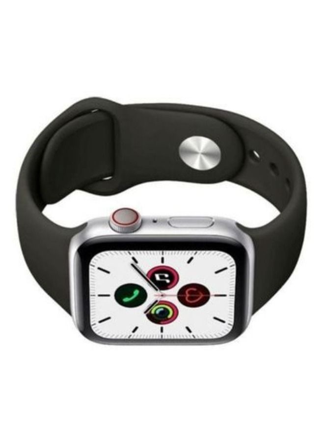 Replacement Watchband For Apple Watch Series 7 45mm / 6 / SE / 5 / 4 44mm / 3 / 2 / 1 42mm Black - Image 2