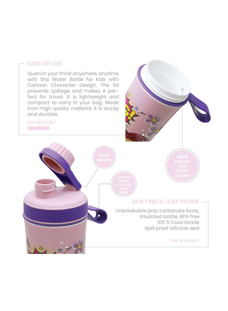 SELVEL زجاجة ماء بلاستيكية كولتيك لافندر، Pwb016، 900 مل - Image 3