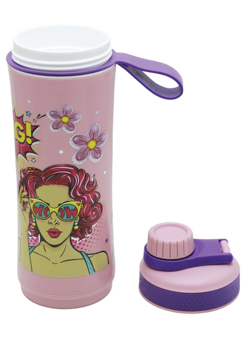 SELVEL زجاجة ماء بلاستيكية كولتيك لافندر، Pwb016، 900 مل - Image 2