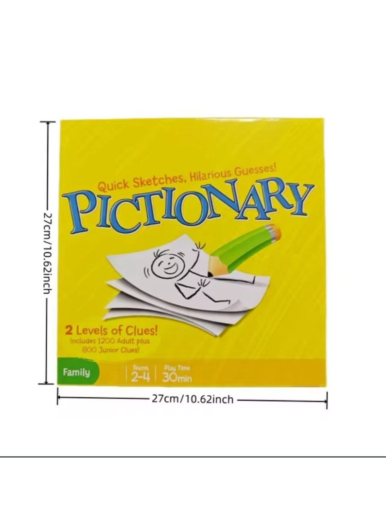 لعبة Pictionary 🎨🕹️    لعبة الرسم والتخمين السريعة والمضحكة، مثالية لأجواء العائلة والأصدقاء!مثالية لـ:   - الليالي العائلية   - تجمعات الأصدقاء   - تنمية الإبداع وسرعة البديهة   مناسبة للأطفال والبالغين معًا — بتضمن مرح وتحدي لكل الأعمار! - Image 1