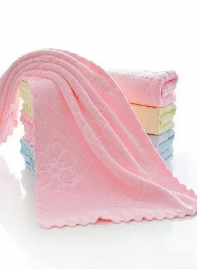 منشفة مطبخ ناعمة فائقة الامتصاص من الألياف الدقيقة، متعددة الألوان، 5 قطع - Image 2