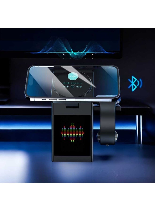 Bosidin 3-in-1 Portable Wireless Speaker with iPhone, AirPods & iWatch Charger | Smart Charging Dock Station - Image 4