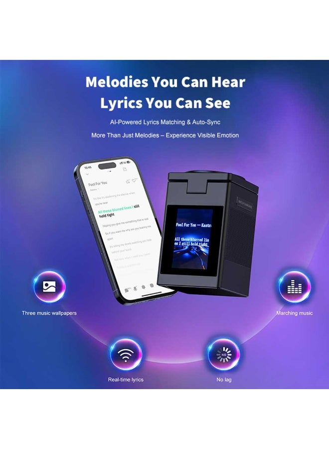 Bosidin 3-in-1 Portable Wireless Speaker with iPhone, AirPods & iWatch Charger | Smart Charging Dock Station - Image 3