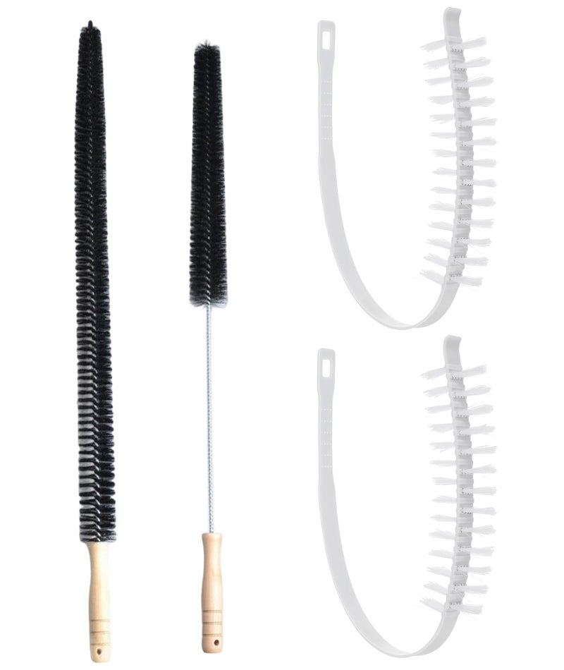 SonaBhu Washing Machine Cleaning Brush, 4 Pcs Drum Cleaner Brush Set for Front Load and Top Load Washers, Long Handle Washing Machine Brush Cleaner with Soft Bristles, Effective Washing Machine Drum Cleaning - Image 1