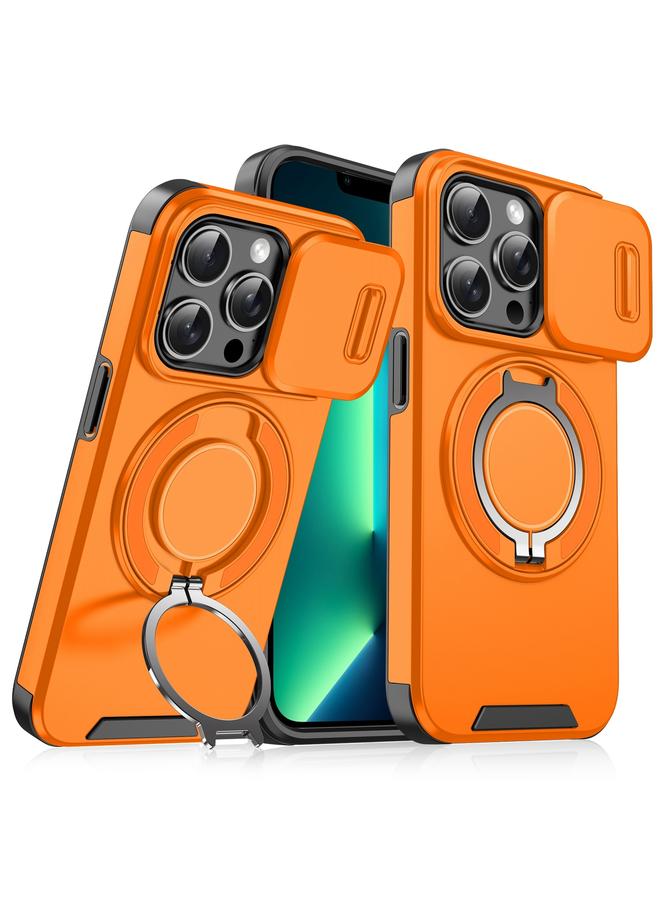 اس-توب جراب لهاتف iPhone 13 Pro Max مزود بحلقة منزلق وحامل كاميرا - Image 1