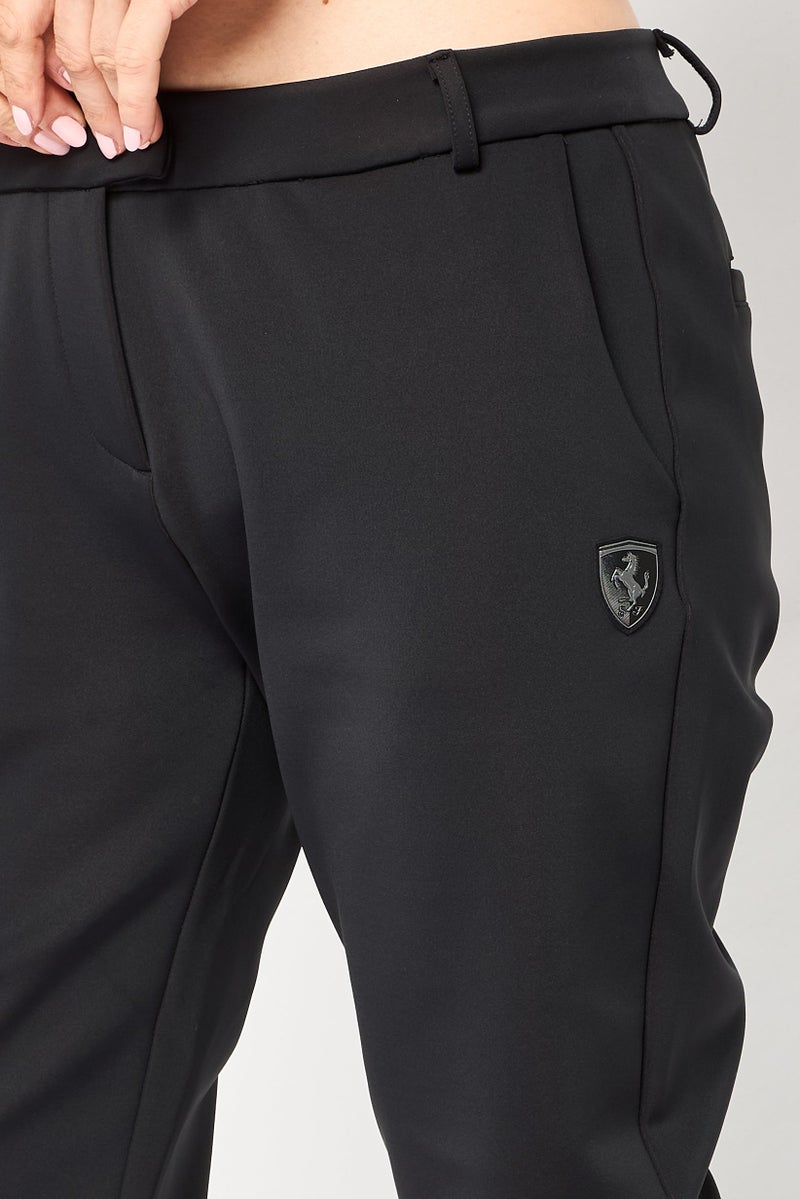 Scuderia Ferrari Women Sportswear Fit Outdoor Track Pants, Black - Image 3