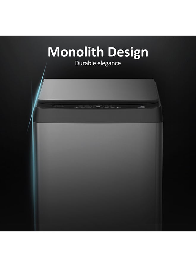 Hisense 9KG Top Loading Washing Machine WT3K9022UT, iBubble Clean, Monolith Design, Aqua Save, Soak Function, PureFlat Lid, Mega Capacity, Magic Filter, Quick Wash, Air Dry WT3K9022UT Titanium Gray - Image 5