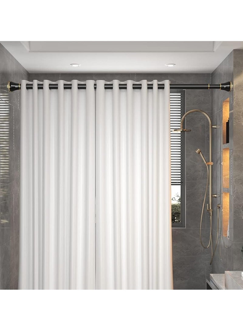 JOGAMS Spring Tension Curtain Rod Adjustable Small Curtain Rods Shower Curtain Tension Rods for Window Bathroom Cupboard Kitchen No Drilling  - Image 5
