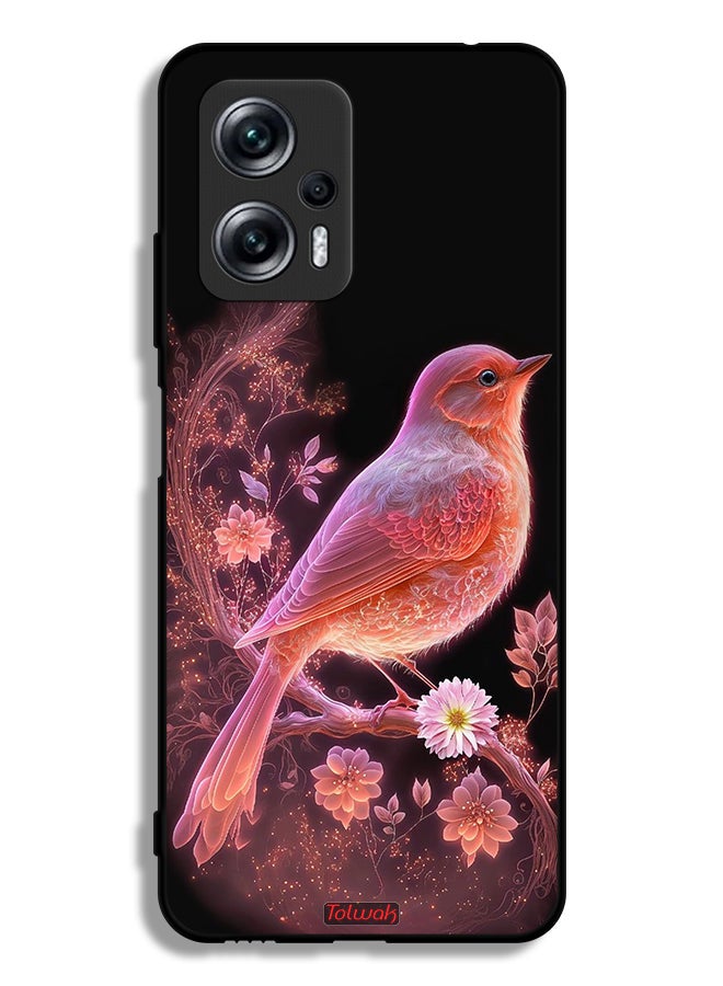 Tolwak Xiaomi Poco X4 GT Protective Case Cover Cute Bird Art - Image 2