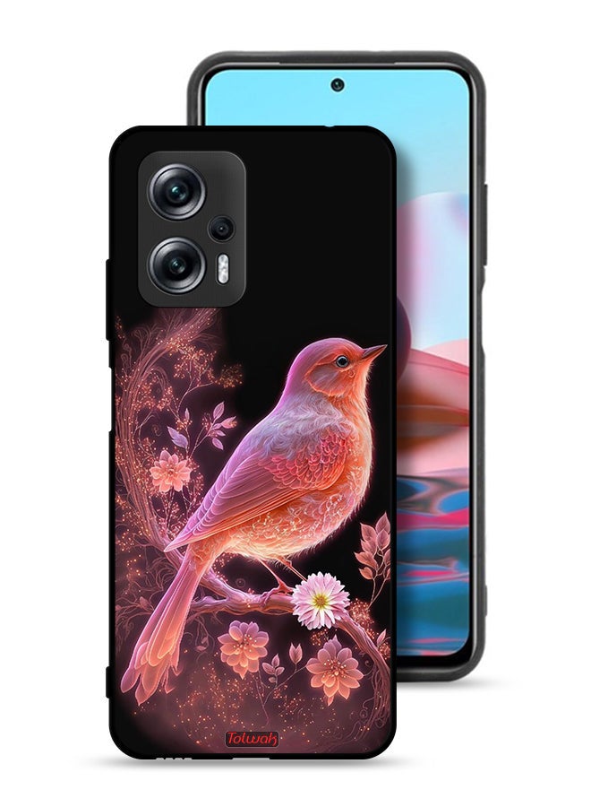 Tolwak Xiaomi Poco X4 GT Protective Case Cover Cute Bird Art - Image 1