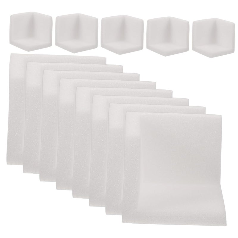 50 Pcs White Foam Corner Protectors Childproof Safety Edge Guards for Furniture and Shipping - Image 2