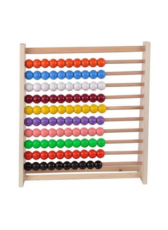 Skillofun Skillofun MDF Standard Abacus (10-10) Learning Toy | Early Educational Toy for Kids (Multicolor, Age- 3+) - Image 1