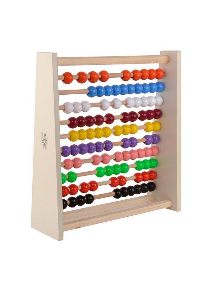 Skillofun Skillofun MDF Standard Abacus (10-10) Learning Toy | Early Educational Toy for Kids (Multicolor, Age- 3+) - Image 2