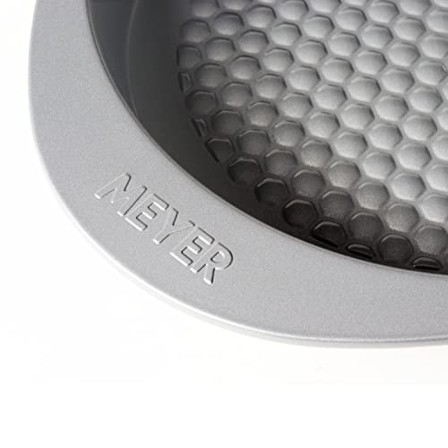 Meyer Bakemaster Carbon Steel Non-Stick Round Cake Pan/Mould, Grey - Image 3
