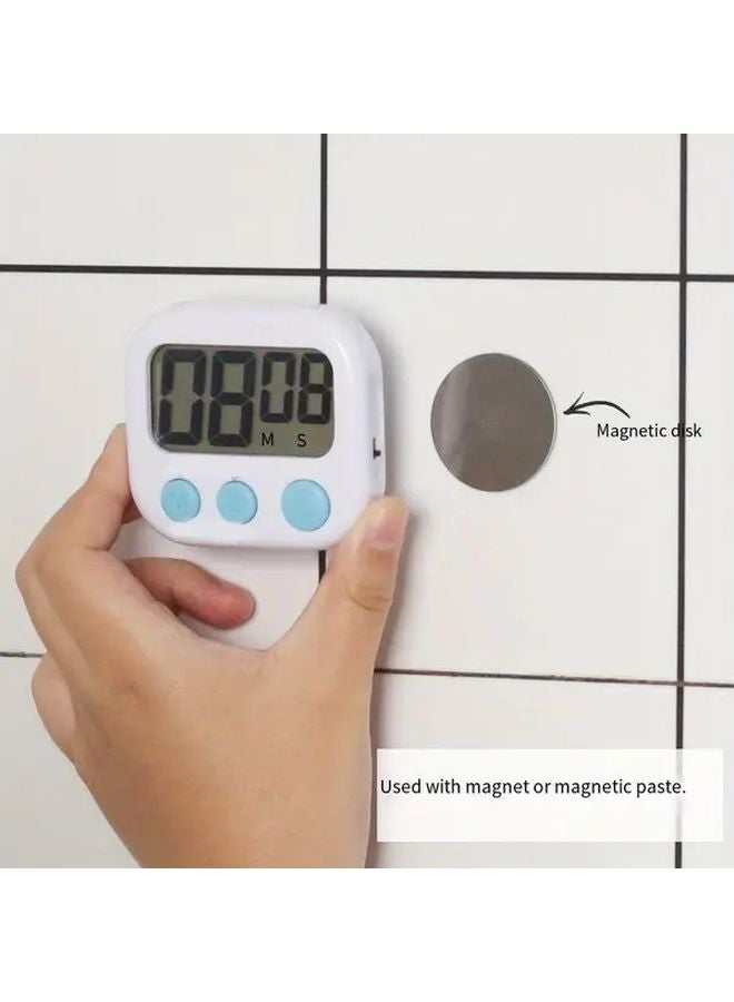 Black Magnetic Bracket For LED Night Light 4Pcs 40mm Car Phone Wall Mount - Image 5