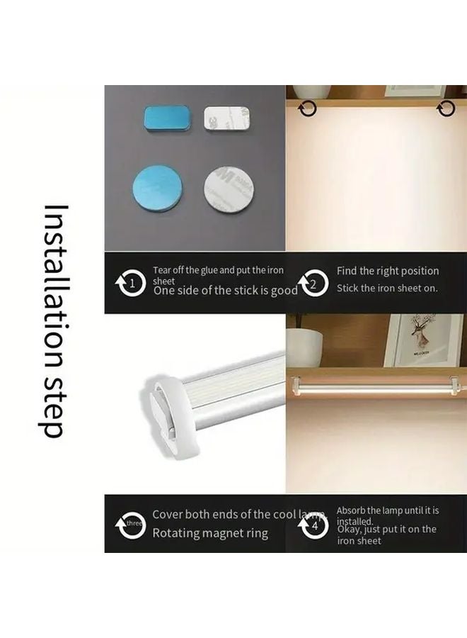 Black Magnetic Bracket For LED Night Light 4Pcs 40mm Car Phone Wall Mount - Image 4