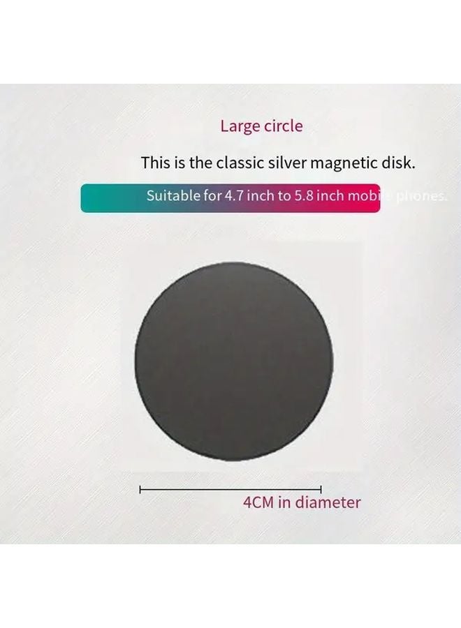 Black Magnetic Bracket For LED Night Light 4Pcs 40mm Car Phone Wall Mount - Image 1