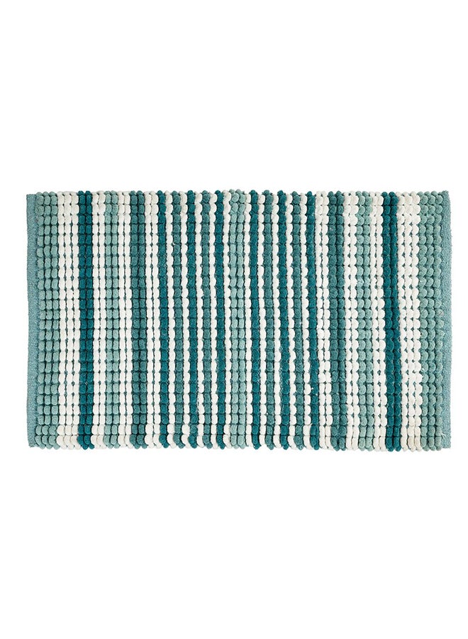 DANUBE HOME Danube Home Prism Micro Bathmat 50x80 cm Ivory / Blue | MicrofiberBathmat For Bathroom  - Image 2