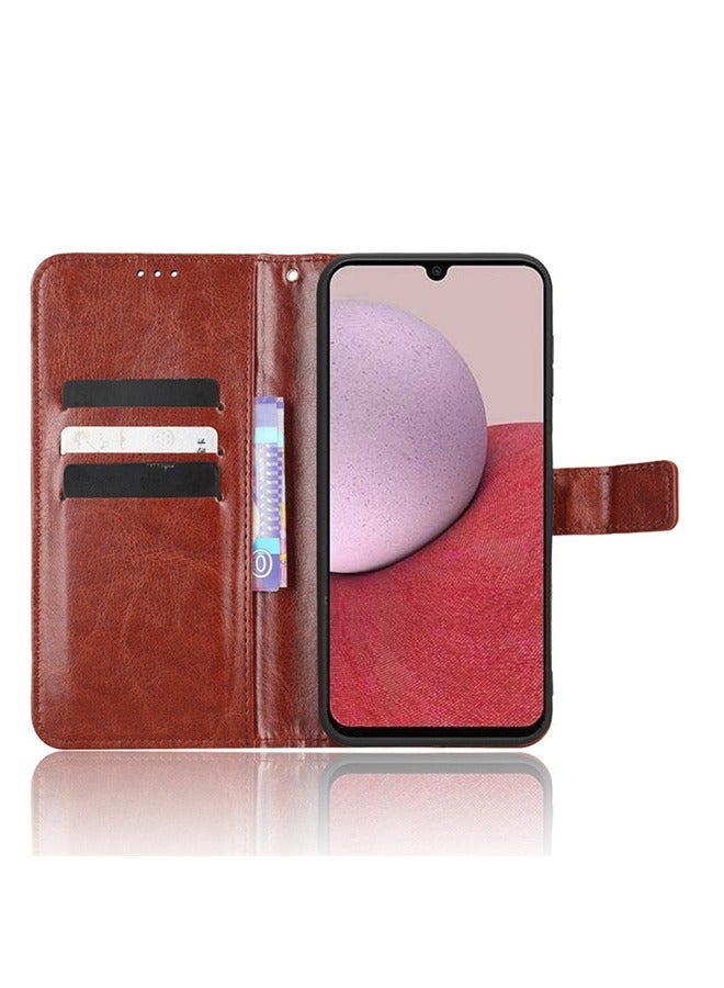 X-level Samsung Galaxy A15 4G/5G Phone Case Cover with Full Body Camera Len Protector PU Leather Wallet Card Holder Shockproof Protective Back Cover with Release Hand Phone Holder Daily Video Kickstand - Image 3