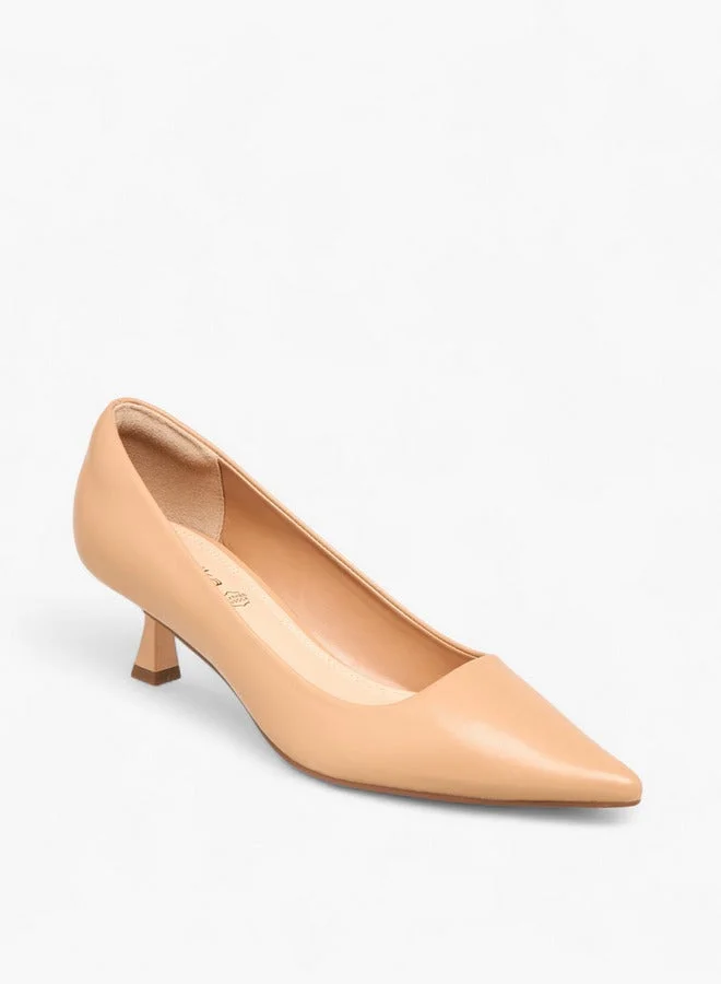 بابريكا أحذية بكعب رفيع مدببة