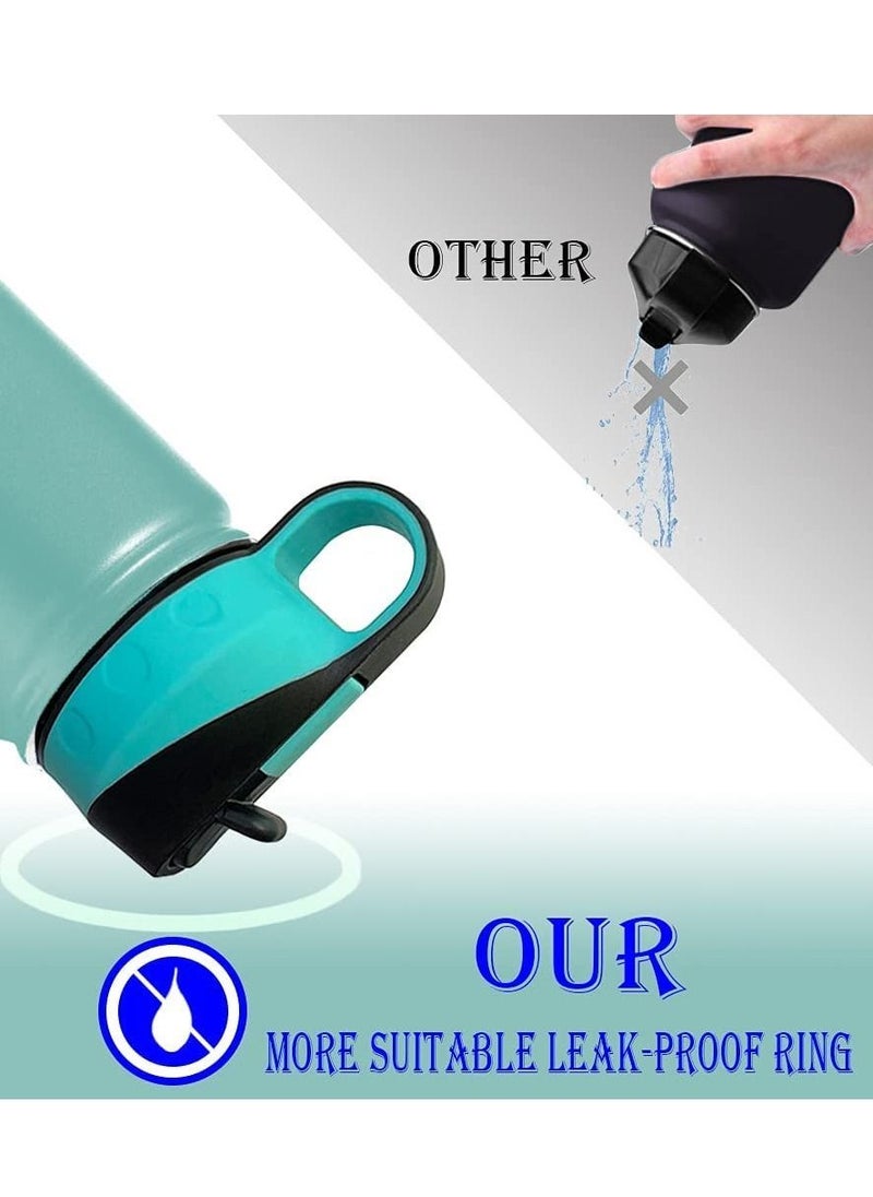 Y&D Wide Mouth Straw Lid for Hydro Flask Water Bottle Soft Bite Valve Hydroflask Sport Cap Accessories  - Image 2