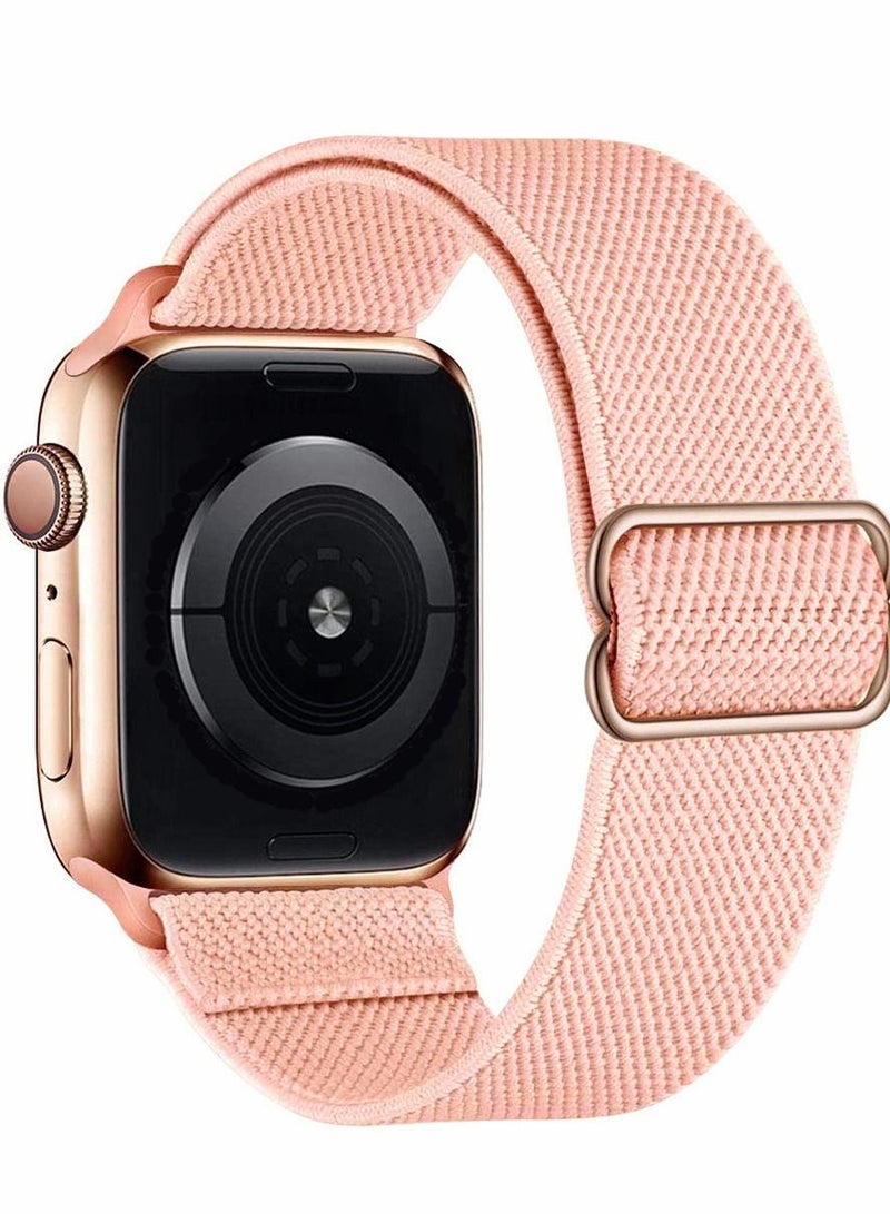 Excefore Stretchy Solo Loop Strap Compatible with Apple Watch Bands 42mm 44mm 45mm, Adjustable Braided Sport Elastic Wristbands Women Men Straps for iWatch Series 7/6/5/4/3/2/1/SE, 3 Pcs - Image 5