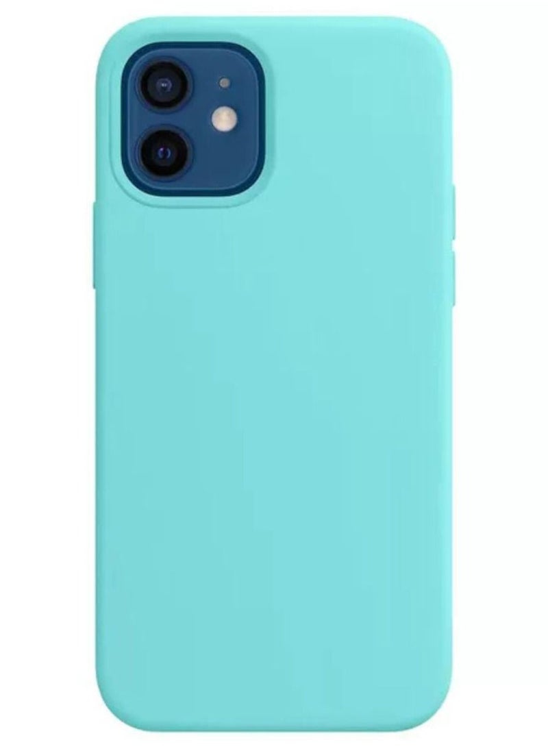 Generic - Flexible and modern silicone case for iPhone  11  turquoise color - Image 1