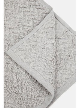 bebe 2 Pc Bath Towel, Grey  - Image 4