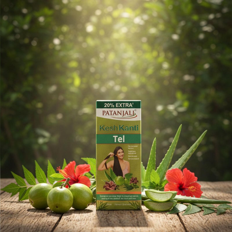 patanjali Kesh Kanti Hair Oil 120ml / 4.05 fl oz - (Pack of 2) - Image 5