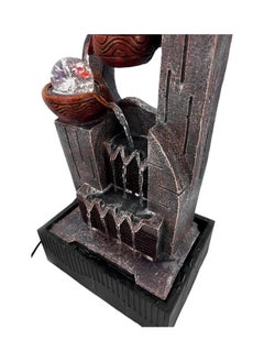 BABAZAM Tabletop Electric Water Fountain Luxury with Crystal Ball LED Lights and Water Pump Machine  Great for Relaxing Indoor Home Office Events Decoration 40x25x18cm  - Image 4