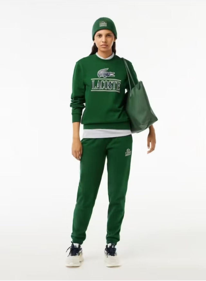LACOSTE Women's L12.12 Concept Fashion Versatile Large Capacity Zipper Handbag Tote Bag Shoulder Bag Large Green  - Image 2