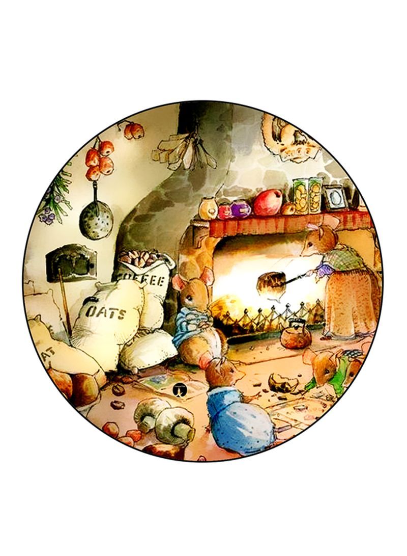 RKN Vintage Art Printed Pin Multicolour - Image 1