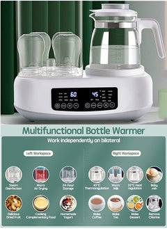 Beauenty Baby Bottle Sterilizer and Dryer, Multifunctional Bottles Warmer, Electric Steamer, Heater&Thaw for Formula Breastmilk, 72H Keep Warm with Smart Temperature Control Auto Shut-Off BPA Free  - Image 5