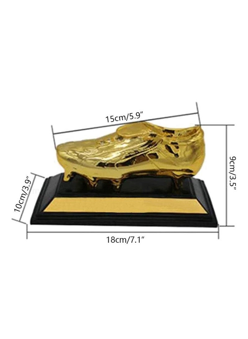 Spall - Golden Boot Trophy Flat Boot Trophy Golden Boot Award Soccer Player Trophy Golden Boot Award Souvenirs For Fans Soccer Player Trophy - Image 1