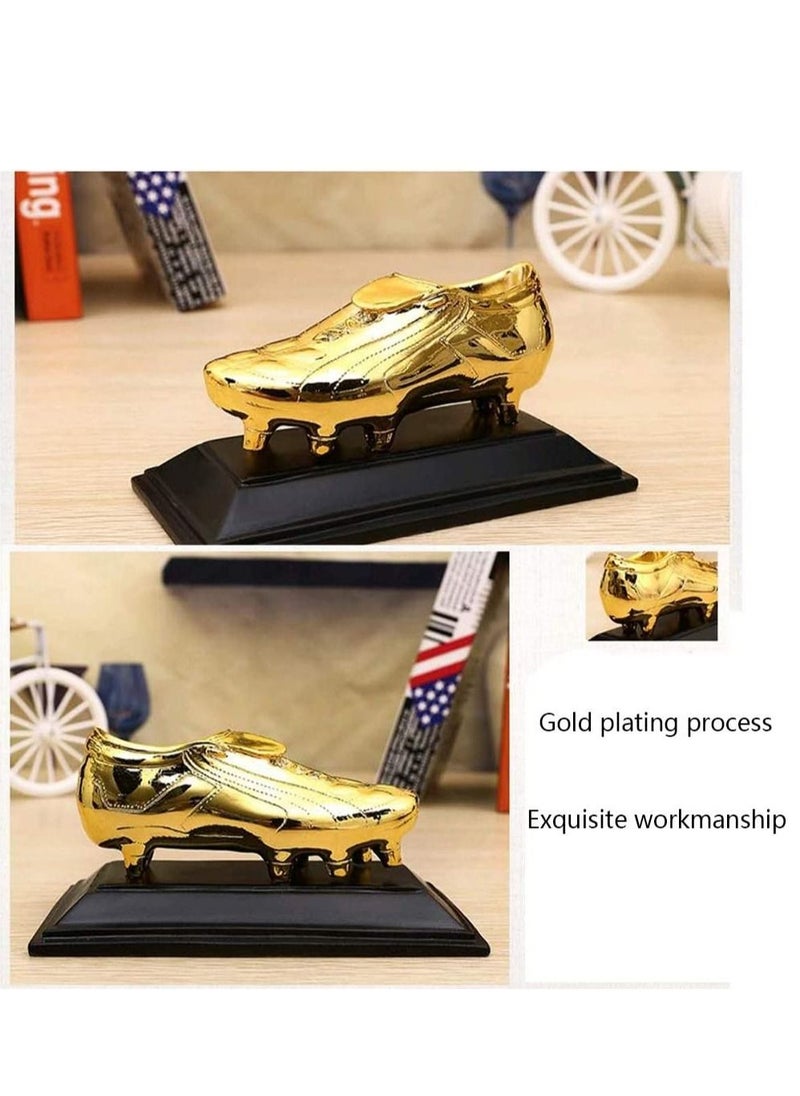 Spall - Golden Boot Trophy Flat Boot Trophy Golden Boot Award Soccer Player Trophy Golden Boot Award Souvenirs For Fans Soccer Player Trophy - Image 1
