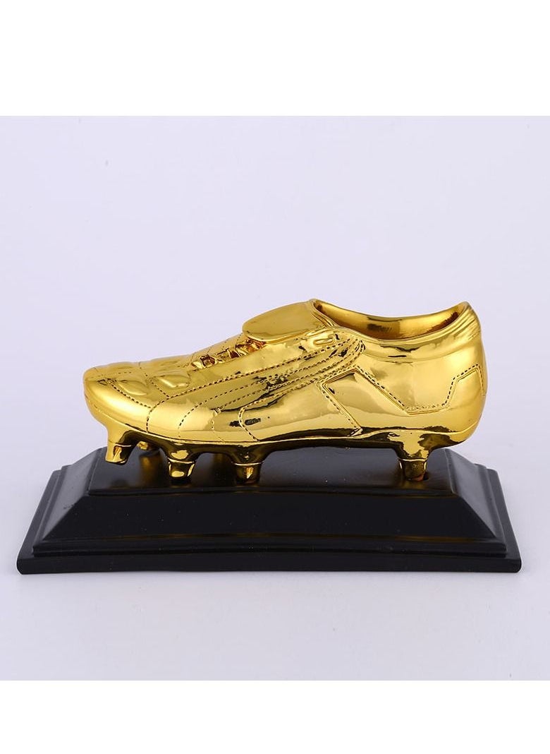 Spall - Golden Boot Trophy Flat Boot Trophy Golden Boot Award Soccer Player Trophy Golden Boot Award Souvenirs For Fans Soccer Player Trophy - Image 1