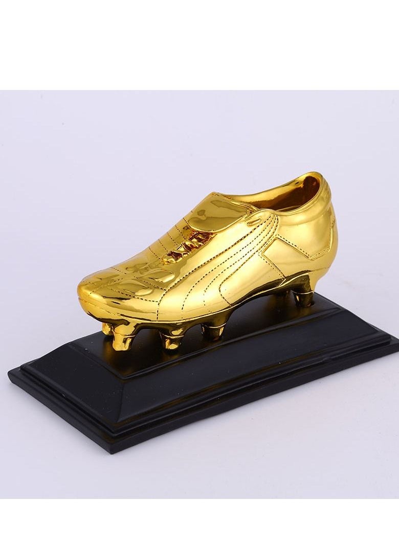 Spall - Golden Boot Trophy Flat Boot Trophy Golden Boot Award Soccer Player Trophy Golden Boot Award Souvenirs For Fans Soccer Player Trophy - Image 1