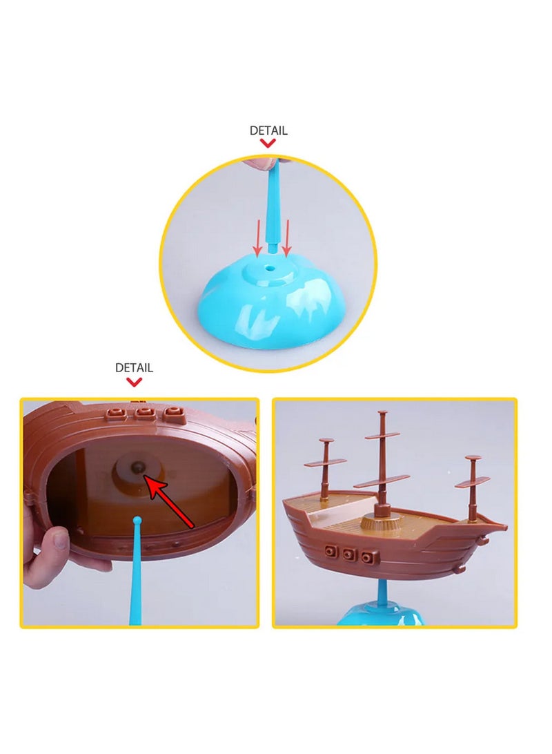 Kids Ship Game, Pirate Ship Game, Educational Board, Fun Balance Game for Kids, Kids Driving and Skills Board Games - Image 3