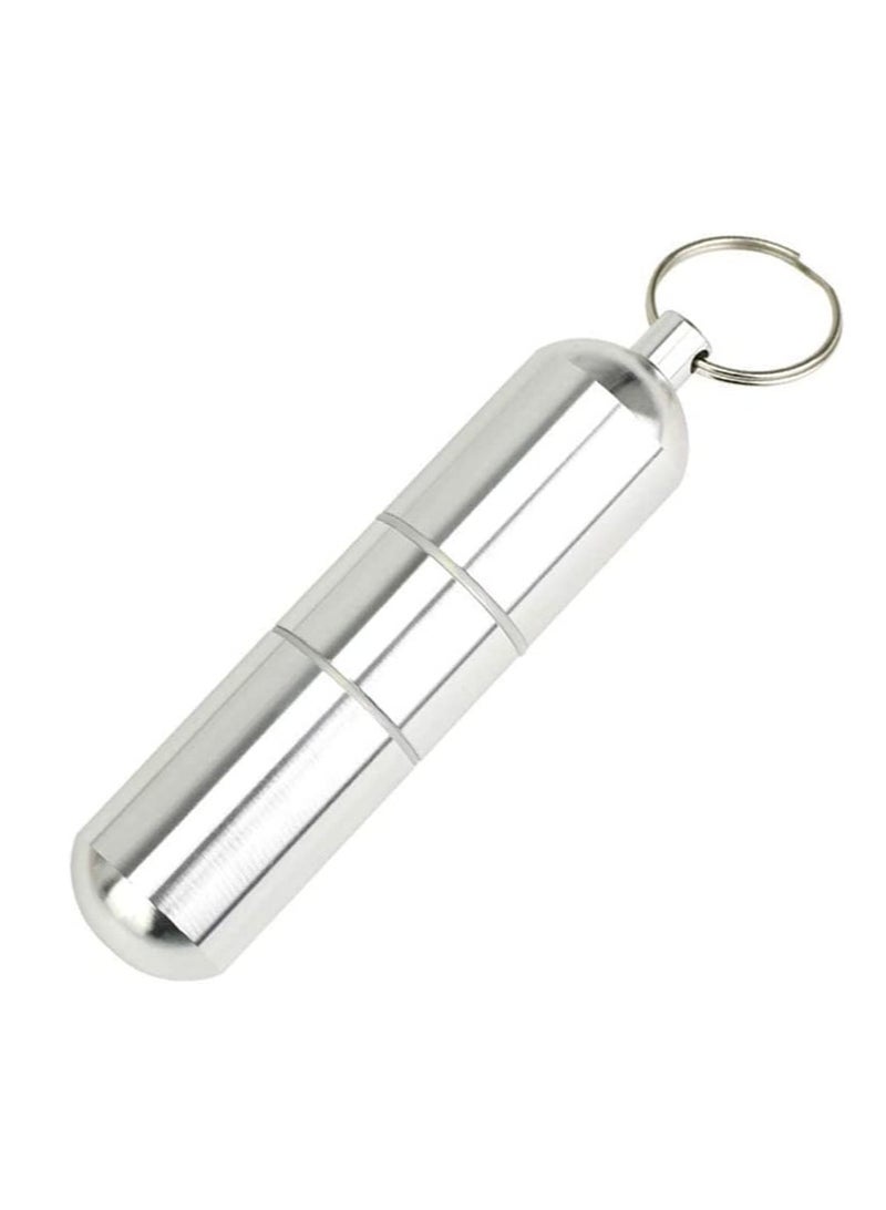 Excefore Cigarettes Pocket Case,Premium Cigarette Tubes Round Cigarette Box Portable Toothpick Holder with Key Chain for Car Travelling Outdoor Smokers - Image 1