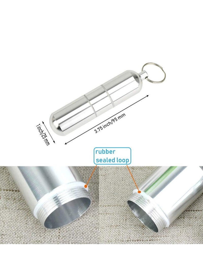 Excefore Cigarettes Pocket Case,Premium Cigarette Tubes Round Cigarette Box Portable Toothpick Holder with Key Chain for Car Travelling Outdoor Smokers - Image 5