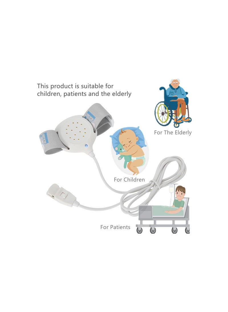كاست ويف Bedwetting Alarm, Alarm Sensor, Monitor Monitors, Potty Training Sounds and Vibration, Pee for Boys Girls, Bed-wetting Sensor Children - Image 3