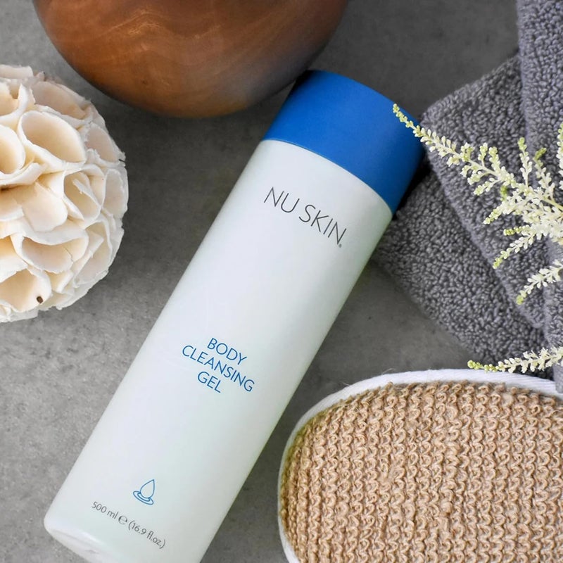 Nu Skin Body Cleansing Gel Gentle Hydrating Wash for All Skin Types Moisturizes Cleanses and Refreshes Skin Luxurious 169 fl oz Bottle for Daily Use - Image 3